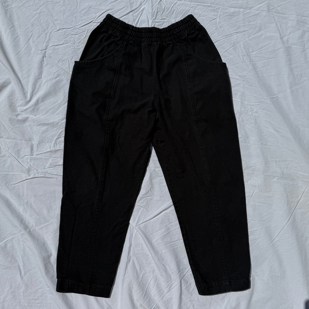 Elizabeth Suzann Clyde Work Pant in Cotton Canvas - Size 12S - Picture 2 of 11